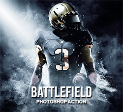 极品PS动作－战地英雄(含高清视频教程)：Battlefield Photoshop Action